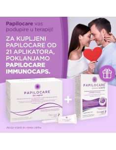 Papilocare gel za rodnicu + POKLON Immunocaps uz pakiranje od 21 aplikator