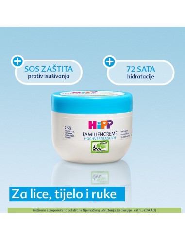 Hipp Sensitive Obiteljska krema visoke podnošljivosti