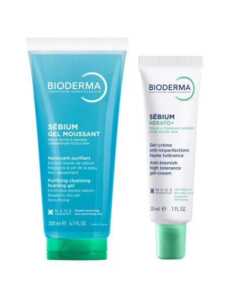 Bioderma Sebium Mousant pjenušavi gel + Sebium Kerato+ gel krema Promo pakiranje