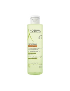 A-derma Exomega Control Emolijentni gel za čišćenje 2u1