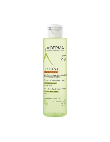 A-derma Exomega Control Emolijentni gel za čišćenje 2u1