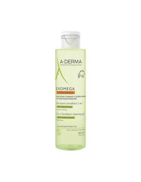 A-derma Exomega Control Emolijentni gel za čišćenje 2u1