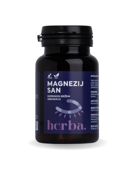 Herba Croatica Magnezij San kapsule, dodatak prehrani