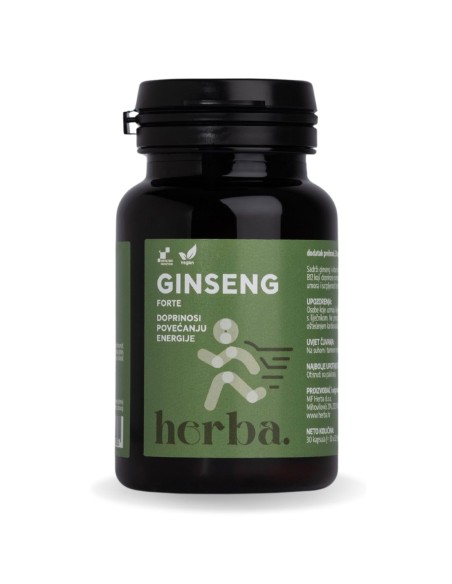 Herba Croatica Ginseng Forte kapsule, dodatak prehrani