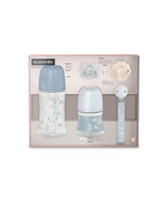 Suavinex Suavinex poklon set bočica i duda Wonderland Plava Promo pakiranje
