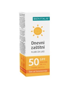 Biovitalis Dnevni zaštitni fluid za lice SPF 50 2