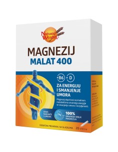 Natural Wealth Magnezij Malat 400 vrećice, dodatak prehrani
