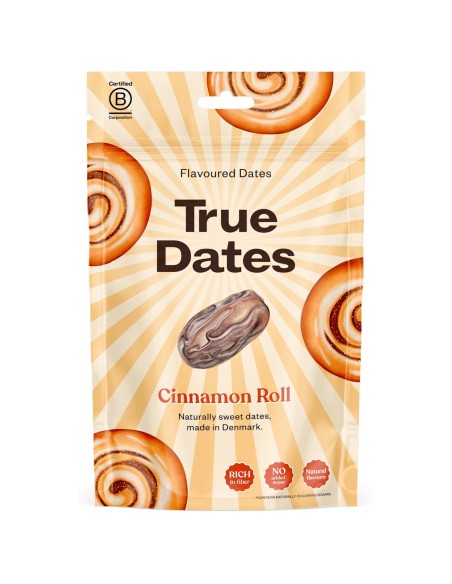 True Dates datulje Cinnamon Roll, dodatak prehrani