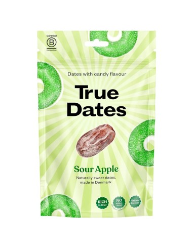 True Dates datulje Sour Apple, dodatak prehrani