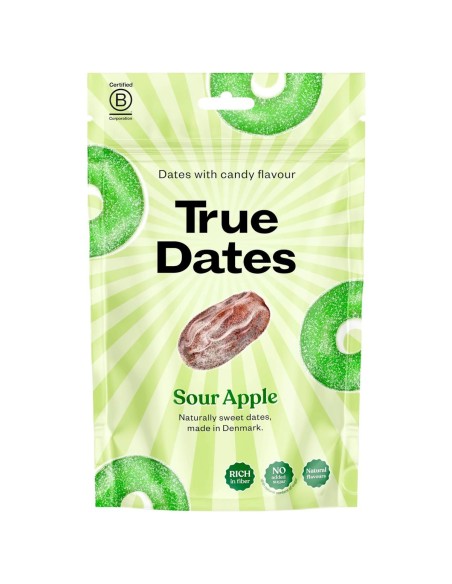 True Dates datulje Sour Apple, dodatak prehrani