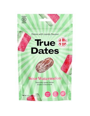 True Dates datulje Sour Watermelon, dodatak prehrani
