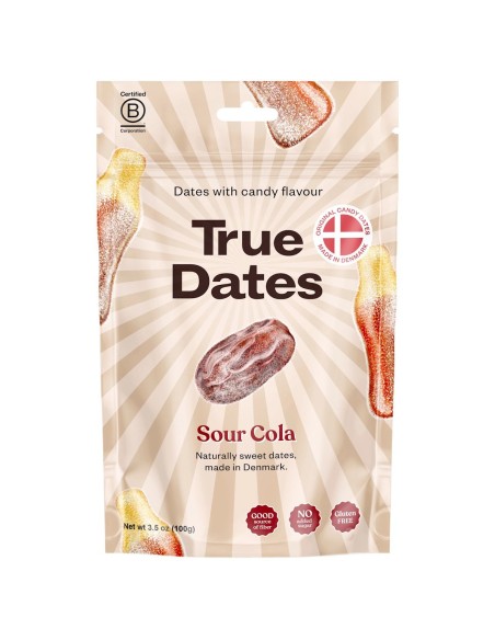 True Dates datulje Sour Cola, dodatak prehrani