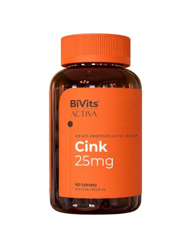 Abela BiVits Activa Cink 25 mg tablete, dodatak prehrani