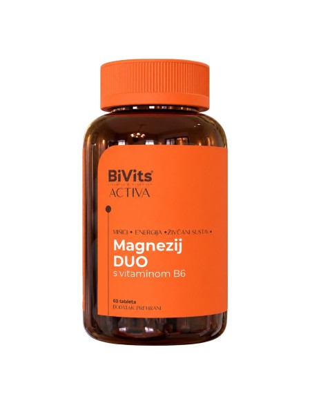 Abela BiVits Activa Magnezij DUO s vitaminom B6, dodatak prehrani