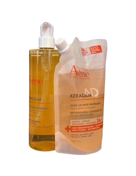 Avene Xeracalm A.D. Relipidirajuće ulje za čišćenje + Refill Promo pakiranje