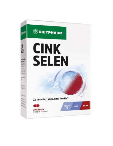 Dietpharm Cink Selen kapsule, dodatak prehrani