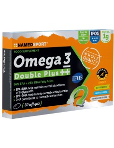 NamedSport Omega 3 Double Plus kapsule, dodatak prehrani