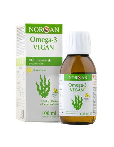 Norsan Omega-3 Vegan ulje, dodatak prehrani