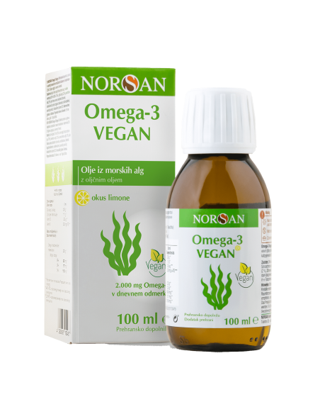 Norsan Omega-3 Vegan ulje, dodatak prehrani