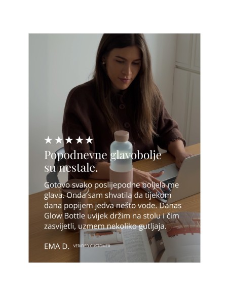 Equa staklena boca Glow
