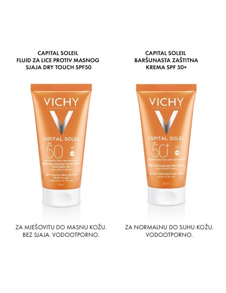 Vichy Capital Soleil Dry Touch Matirajući fluid SPF 50