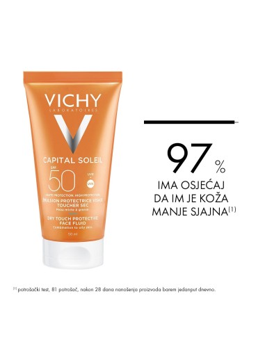 Vichy Capital Soleil Dry Touch Matirajući fluid SPF 50