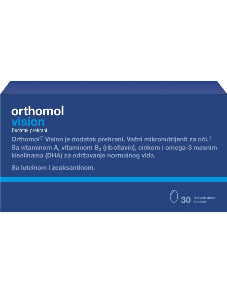 Orthomol Vision kapsule, dodatak prehrani