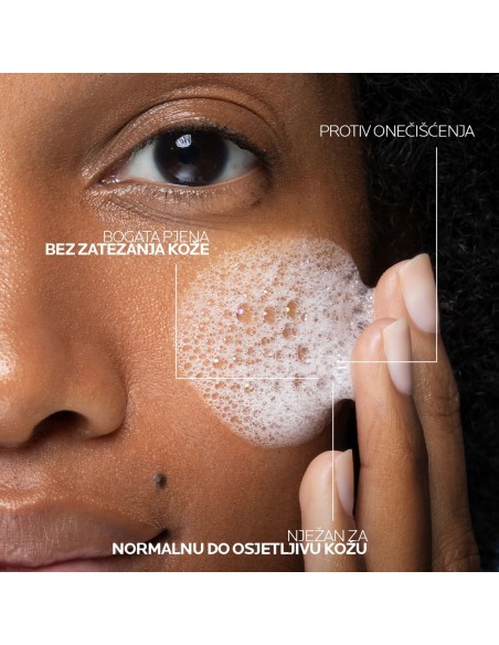 La Roche-Posay Toleriane pjenušavi gel s dvostrukim djelovanjem za hidrataciju i čišćenje kože