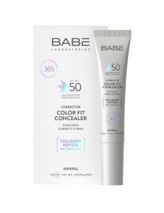 Laboratorios BABÉ Make Up Color Fit korektor SPF50 2