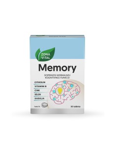 Zona Vital Memory tablete 1+1 PROMO, dodatak prehrani 2