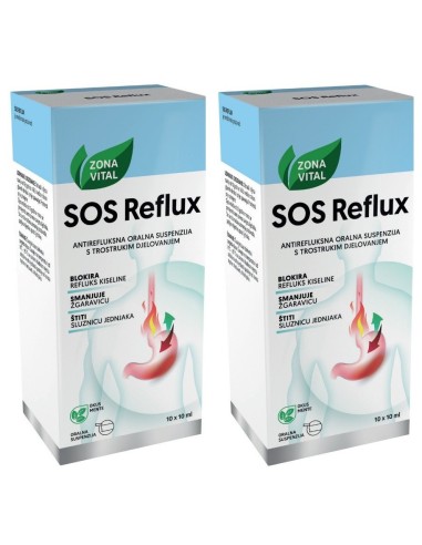 Zona Vital SOS Reflux vrećice 1+1 PROMO