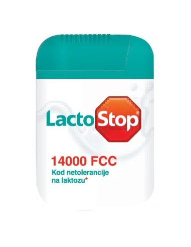 Lactostop 14000 FCC tablete, dodatak prehrani